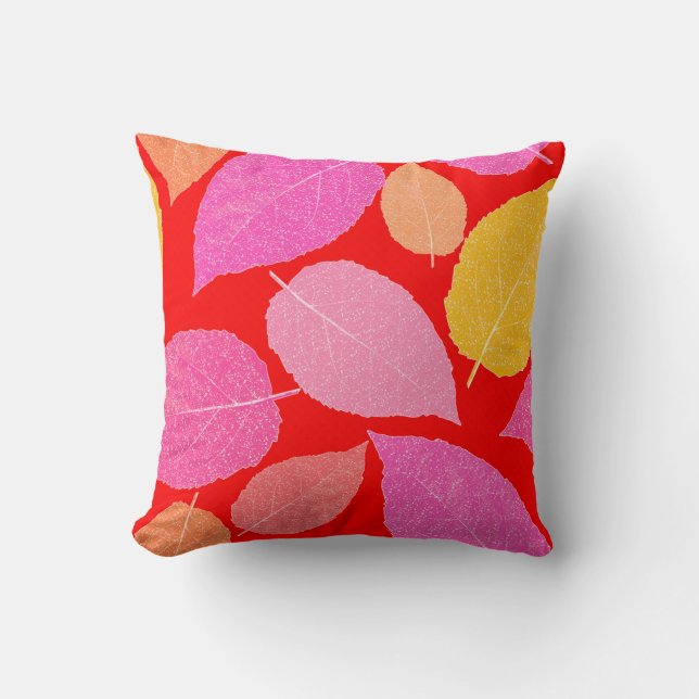 Almofada Folhas de outono. (Frente)