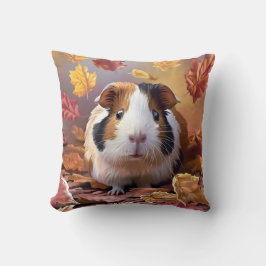 Almofada Folhas de outono de Suíno-guineense