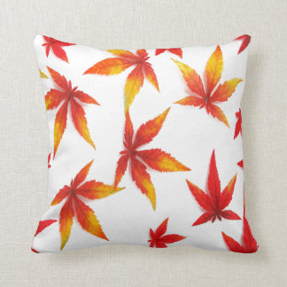 Almofada Folhas de outono vermelhas