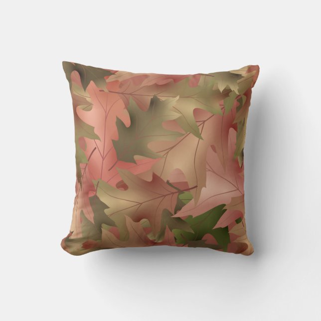 Almofada Folhas de queda misturam Travesseiro decorativo (Frente)