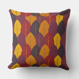 Almofada Folhas de queda multicor