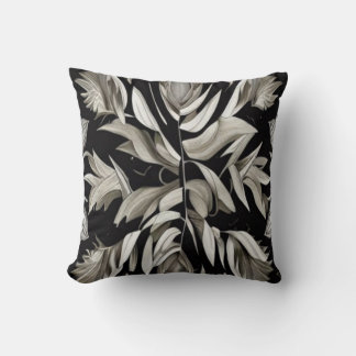 Almofada Folhas de Vintagem Tropicais