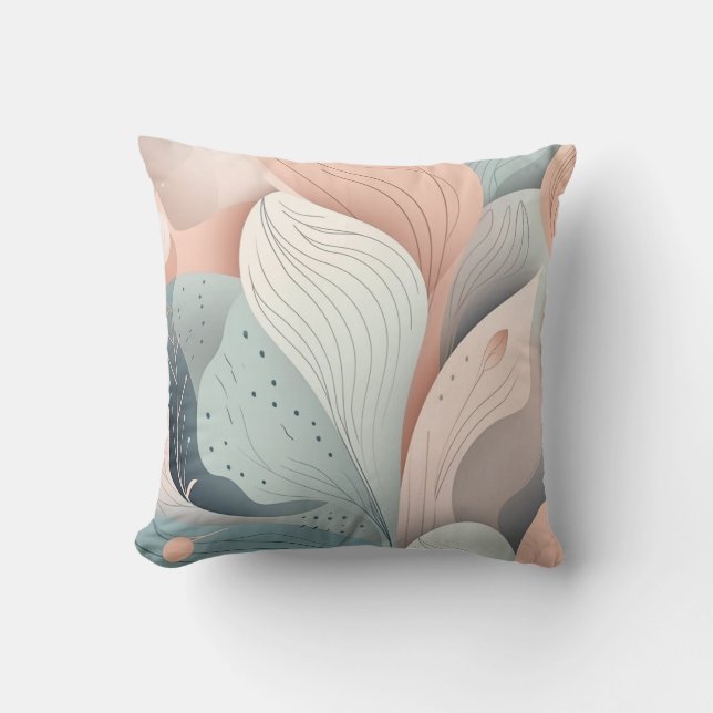Almofada Folhas elegantes de design (Frente)
