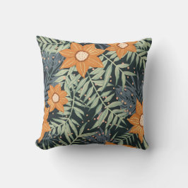 Almofada Folhas Florais Tropicais Personalizadas