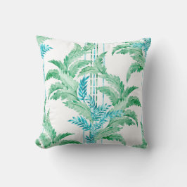 Almofada Folhas Legal de cor azul e verde