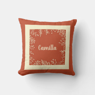 Almofada Folhas Simples de Queda de Fábrica Personalizadas
