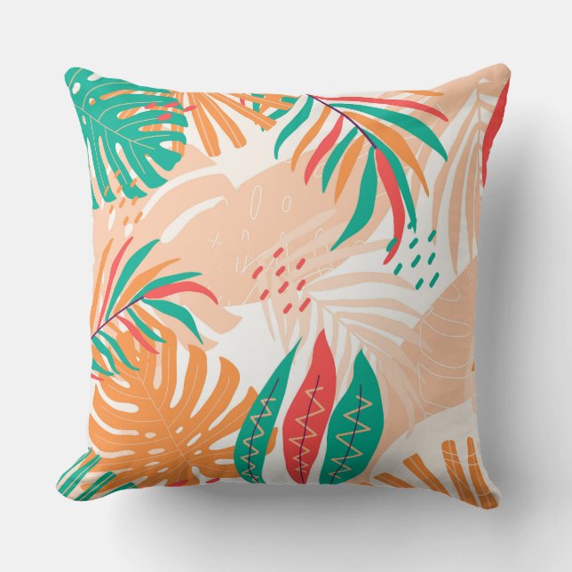 Almofada Folhas tropicais (Frente)