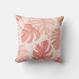 Almofada Folhas tropicais: padrão de colheita desenhado à m