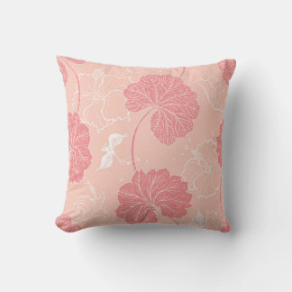 Almofada Folhas Vitorianas: Ornamento Desenhado À Mão.