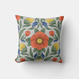 Almofada Folk Art Floral Cushion