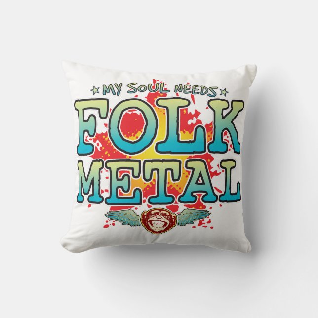 Almofada Folk Metal Soul Cushion (Frente)