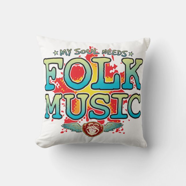 Almofada Folk Music Soul Cushion (Frente)