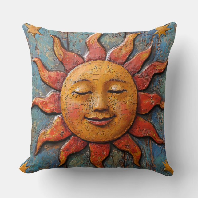 Almofada Folksy Celestial (Frente)