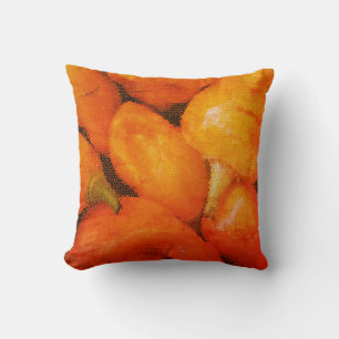 Almofada Foodie Orange Comida Garden Veggie Chili Pepper