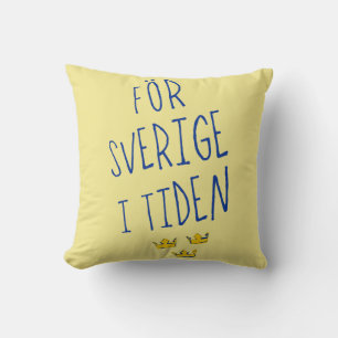Almofada För Sverige mim travesseiro decorativo de Tiden,