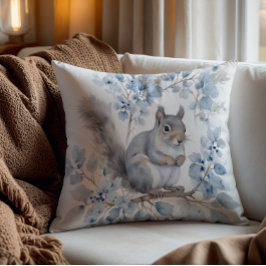 Almofada Forest Animals Throw Pillow – Cozy Rustic decor