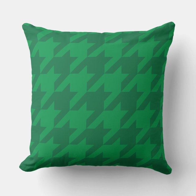 Almofada Forest Green Houndstooth (Frente)