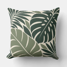 Forest Sage Tropical Leaf Silhouette