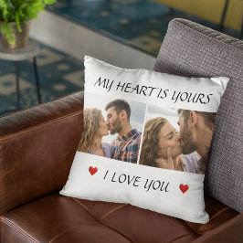 Almofada Forever Us – “I Love You” Valentine Throw Pillow