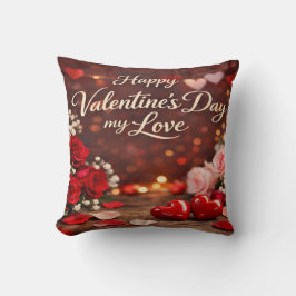 Almofada 'Forever Your Valentine' Throw Pillow
