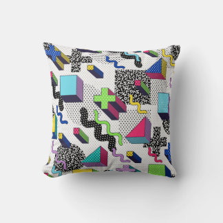 Almofada Formas geométricas multicolores, padrão retrorrefl