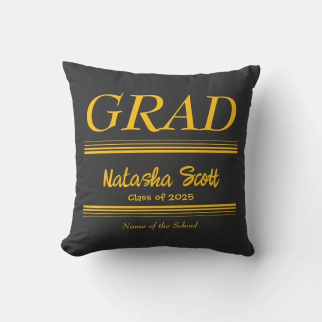 Almofada Formatura Personalizada de Pós-Graduação Moderna (Frente)