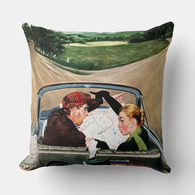 Almofada Forquilha na estrada (Frente)