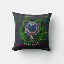Forsyth Scottish Clan Tartan & Crest