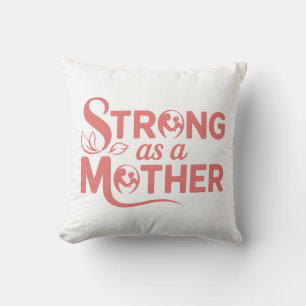 Almofada Forte como uma Mãe Feminina Capacitando o Decor Do