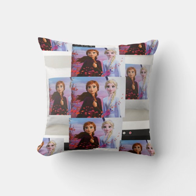 Almofada forzen elsa e travesseiro de ana (Frente)