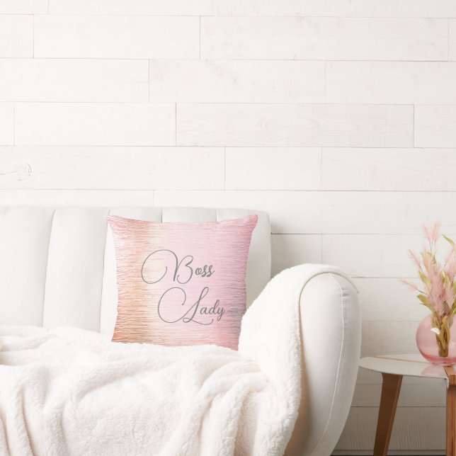 Almofada Fosco Cor-de-rosa-chic Lady Boss (Sofá)