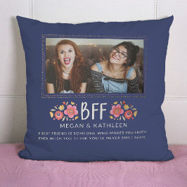 Almofada Foto BFF dos melhores amigos modernos