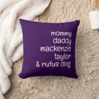 Foto da Família Personalizada do Name Modelo