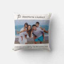 Foto da família personalizada simples e minimalist