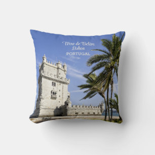 Almofada Foto da Torre Belém, Lisboa, Portugal