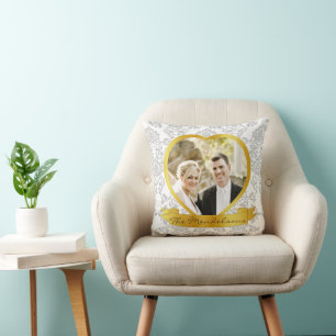 Almofada Foto dada forma coração personalizada