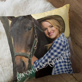 Almofada Foto de Amor à Praça dos Amigos para sempre Tipogr
