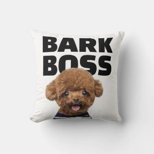 Almofada Foto de Cachorro Chefe Latindo Personalizada Pet