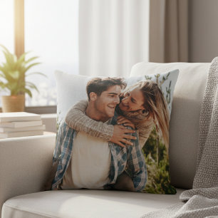 Almofada Foto de Casal Você Mesmo Duas Imagens Lado a Lado