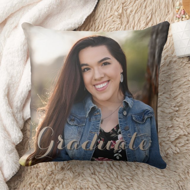 Almofada Foto de Graduação (Cobertor)