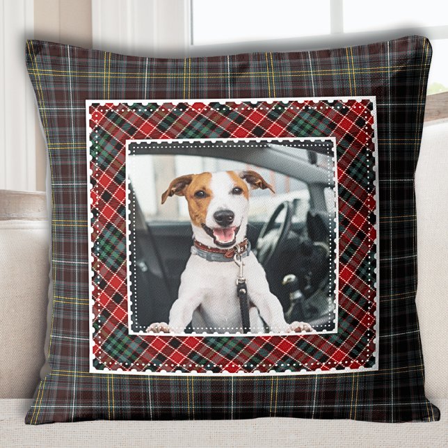 Almofada Foto de Pet de Xadrez Russo Moderna (Modern Rustic Plaid Pet Photo Throw Pillow

☆★
☆★
☆★
☆★
(819)
 | 
)