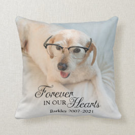 Almofada Foto Do Cachorro Memorial Para Sempre Em Nossos Co