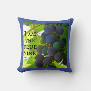 Almofada Foto do Evangelho de Uvas Roxas de John Bíblia Ver