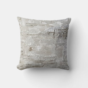 Almofada Foto do Latido Rustic Country Nature White Birch