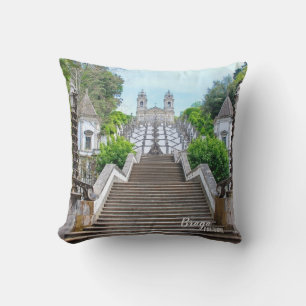 Almofada Foto do Santuário de Bom Jesus Braga, com oração
