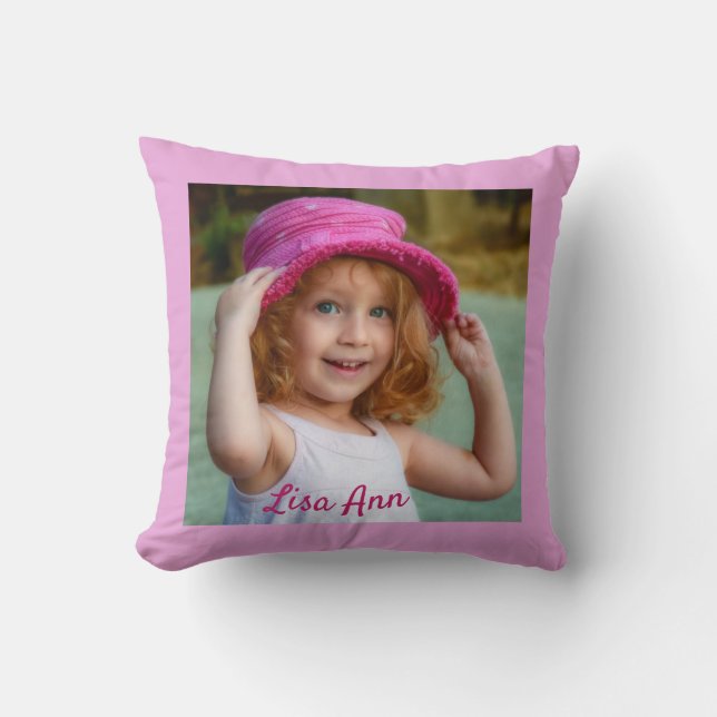 Almofada Foto do seu filho aqui (Frente)