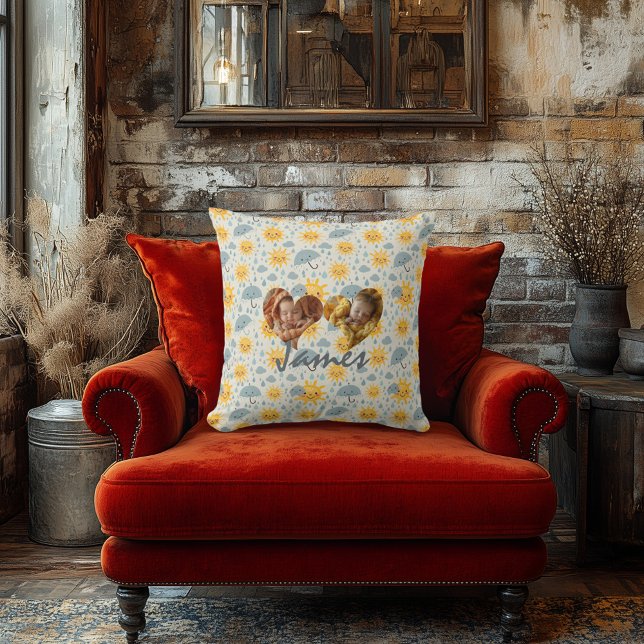 Almofada Foto dupla Cardíaco do Travesseiro e Clima de Kawa (Criador carregado)