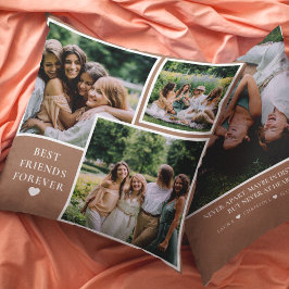 Almofada Foto e Bestie da Tendência 4 - melhores amigos par