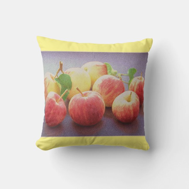 Almofada Foto "Fruta de Maçãs Vermelhas". Compre agora (Frente)