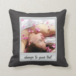 Almofada foto imediata - photoframe - no preto
